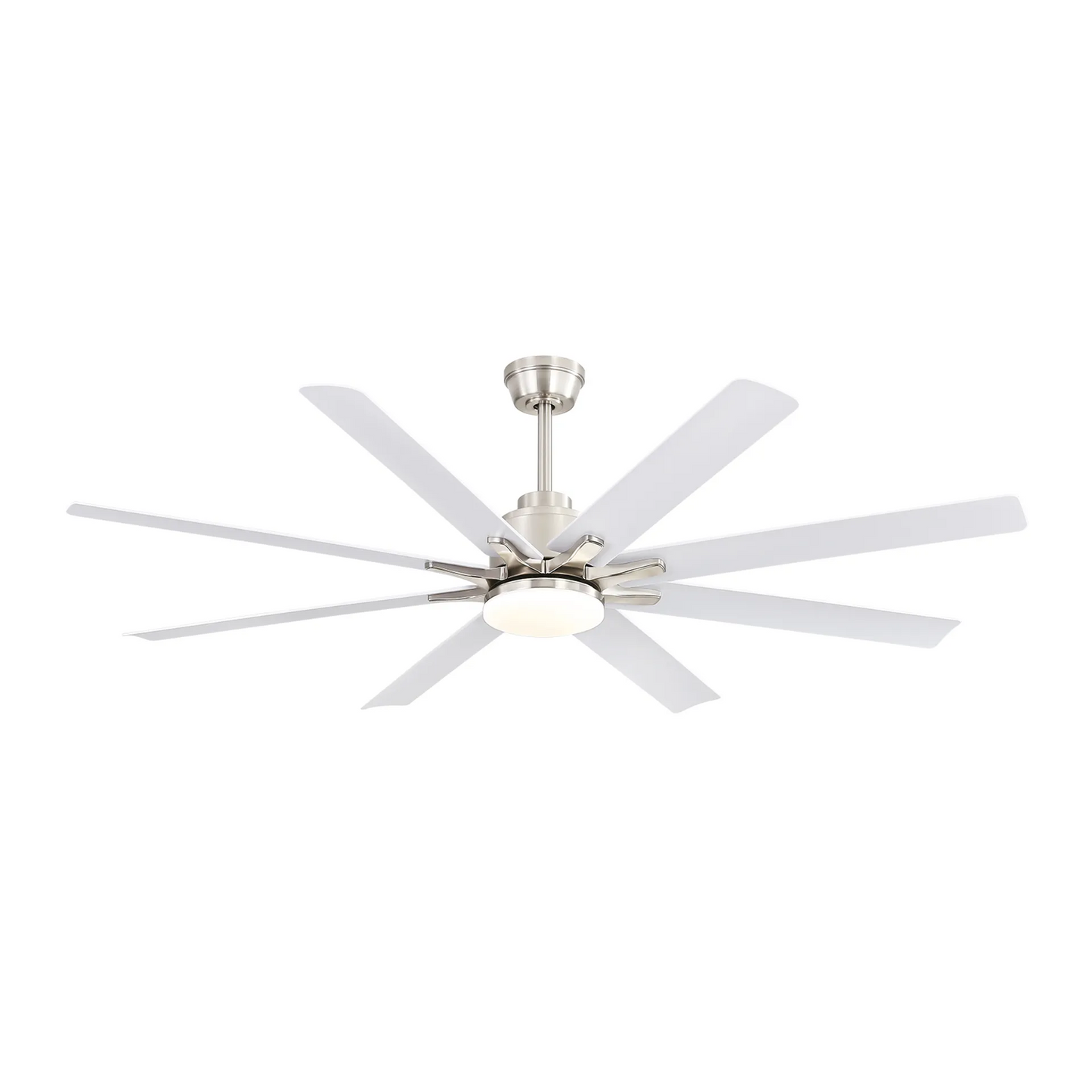 66 Inch Modern Ceiling Fan with Lights and Smart Remote Control 6 Speed Reversible Noiseless DC Motor for Indoor