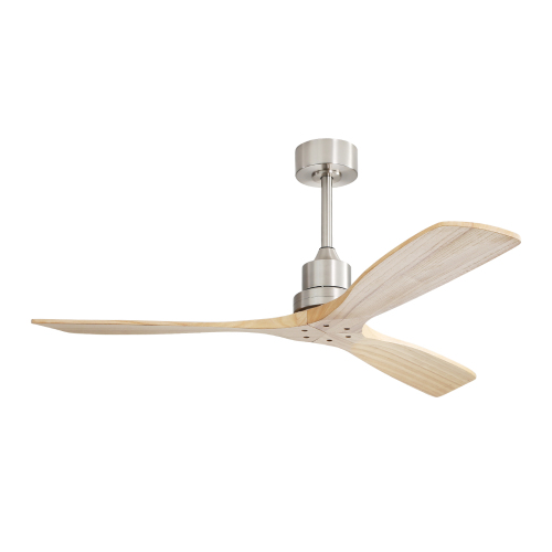 52inch Outdoor Farmhouse Ceiling Fan with Remote Control Solid Wood Fan Blade Reversible Motor