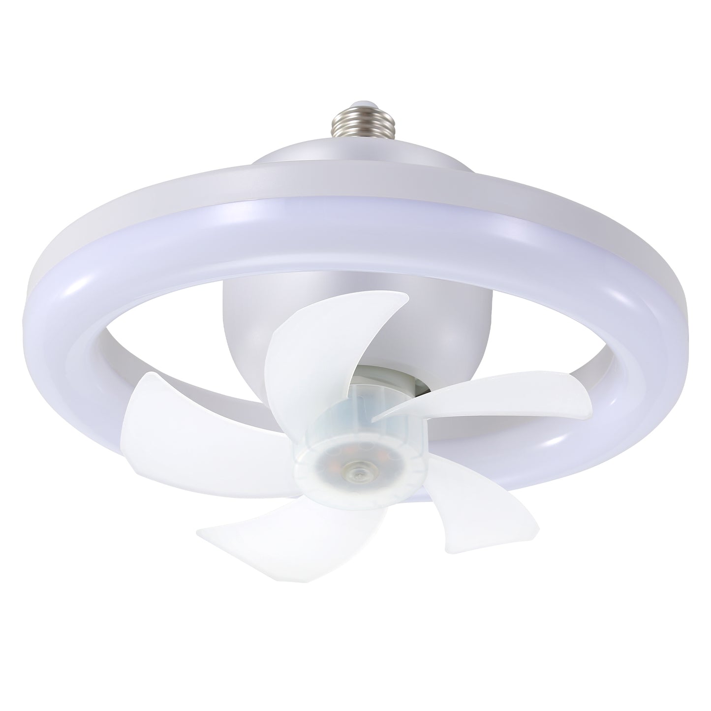 8-inch oscillating fan with lighting, Modern, Aesthetic, Multifunctionality, smart control, for office and house