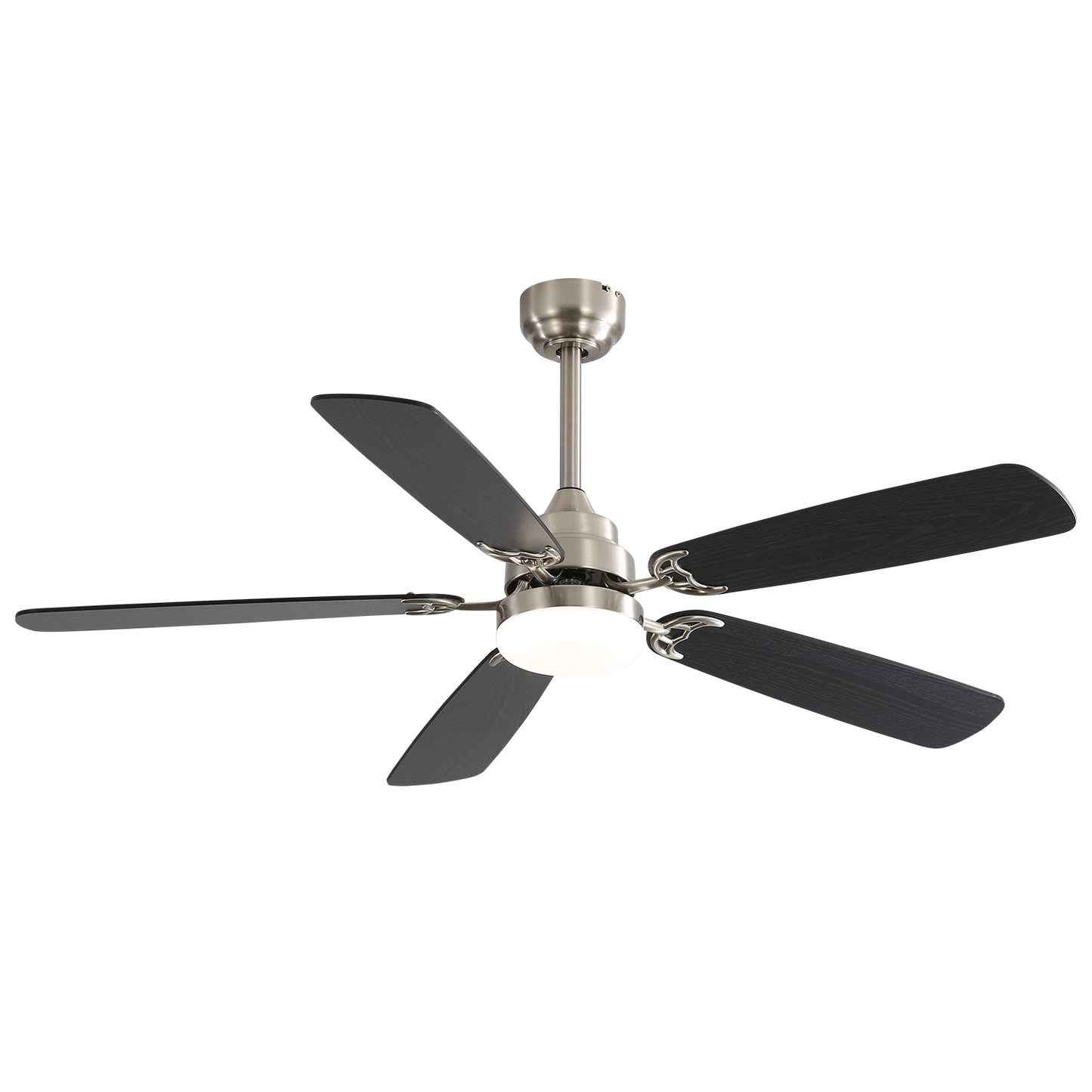 52 Inch Classics Ceiling Fan With Dimmable Led Light 6 Speed Wind 5 Blades Remote Control DC Motor For Indoor