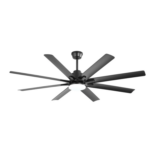 66 Inch Modern Ceiling Fan with Lights and Smart Remote Control 6 Speed Reversible Noiseless DC Motor for Indoor