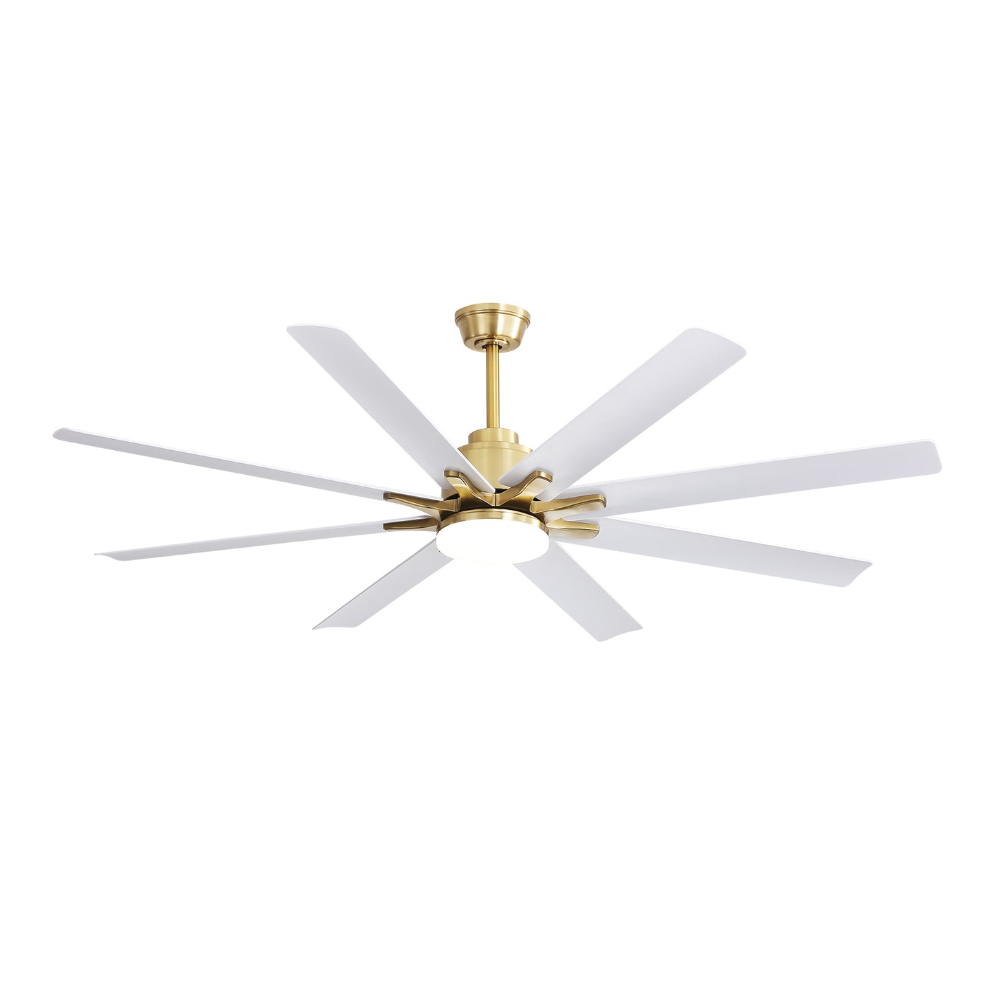 66 Inch Modern Ceiling Fan with Lights and Smart Remote Control 6 Speed Reversible Noiseless DC Motor for Indoor