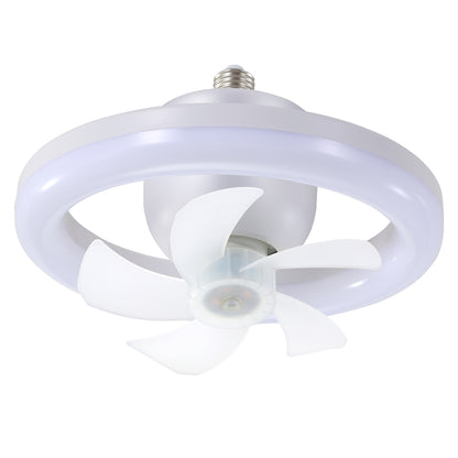 8-inch oscillating fan with lighting, Modern, Aesthetic, Multifunctionality, smart control, for office and house