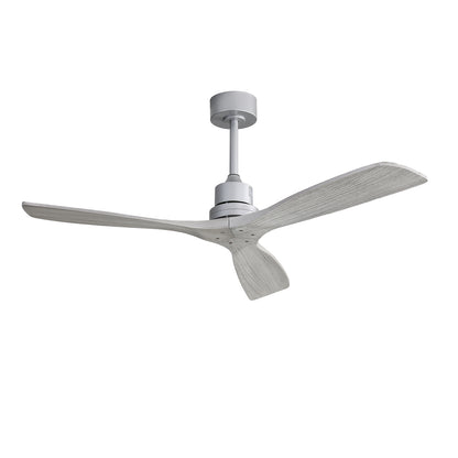 52inch Outdoor Farmhouse Ceiling Fan with Remote Control Solid Wood Fan Blade Reversible Motor