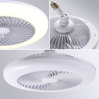 8-Inch Smart Remote-Controlled Fan with Lighting, Modern and Stylish